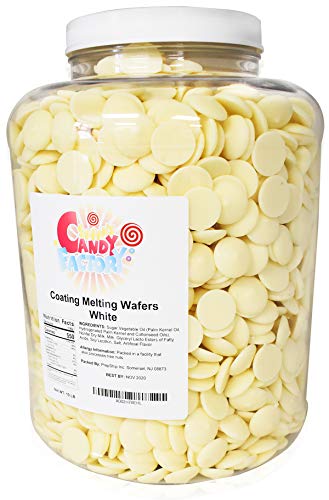Sarah's Candy Factory White Coating Melting Wafers 10 Lbs