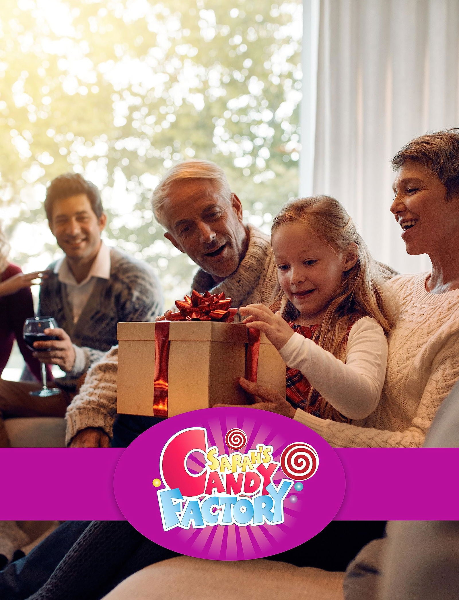 Sarah's Candy Factory Freeze-Dried Peach Rings - Crunchy & Sweet