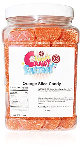 Sarah's Candy Factory Orange Slice Candy Jar (3 Lbs)