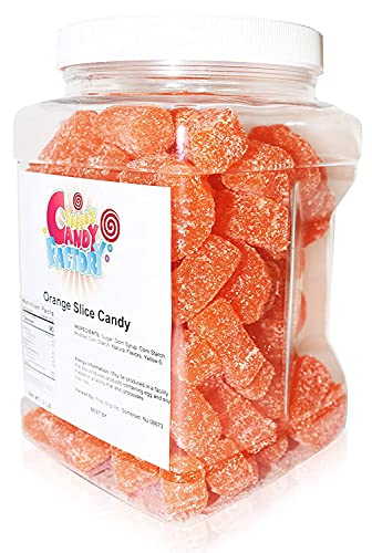 Sarah's Candy Factory Orange Slice Candy Jar (3 Lbs)