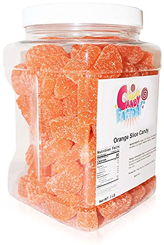 Sarah's Candy Factory Orange Slice Candy Jar (3 Lbs)