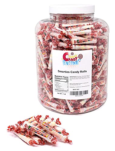 Sarah's Candy Factory Smarties Assorted Flavor Candy Rolls - 7 LBS