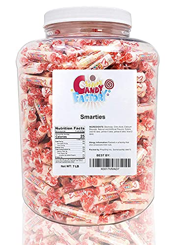 Sarah's Candy Factory Smarties Assorted Flavor Candy Rolls - 7 LBS