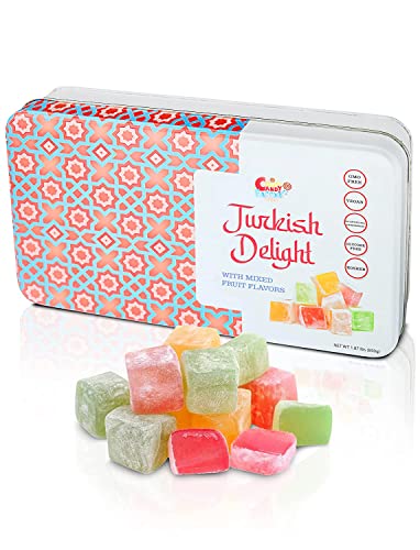 Sarah's Candy Factory Assorted Fruit Flavors Turkish Delight (30 oz)