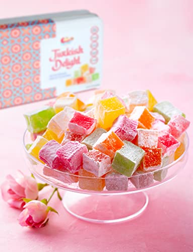 Sarah's Candy Factory Assorted Fruit Flavors Turkish Delight (30 oz)