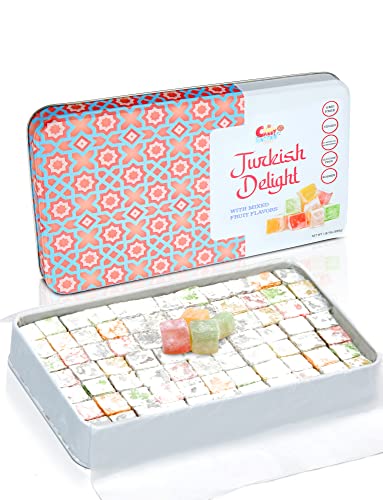 Sarah's Candy Factory Assorted Fruit Flavors Turkish Delight (30 oz)