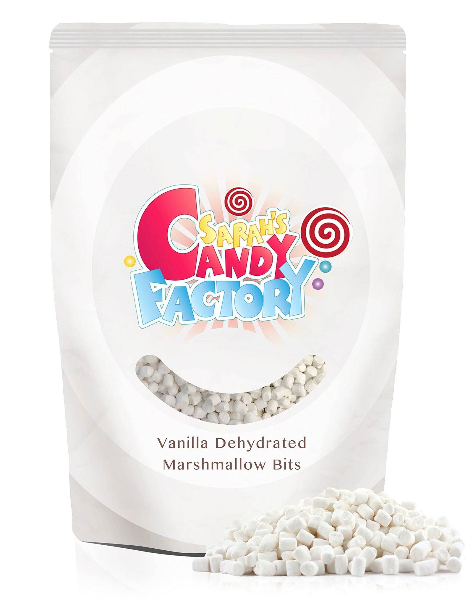 Sarah's Candy Factory Vanilla Mini Dehydrated Marshmallow Bits (1 lb - 2 lbs)
