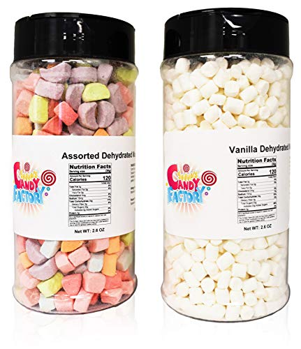 Sarah's Candy Factory Variety Dehydrated Marshmallow Bits (Vanilla-Assorted)